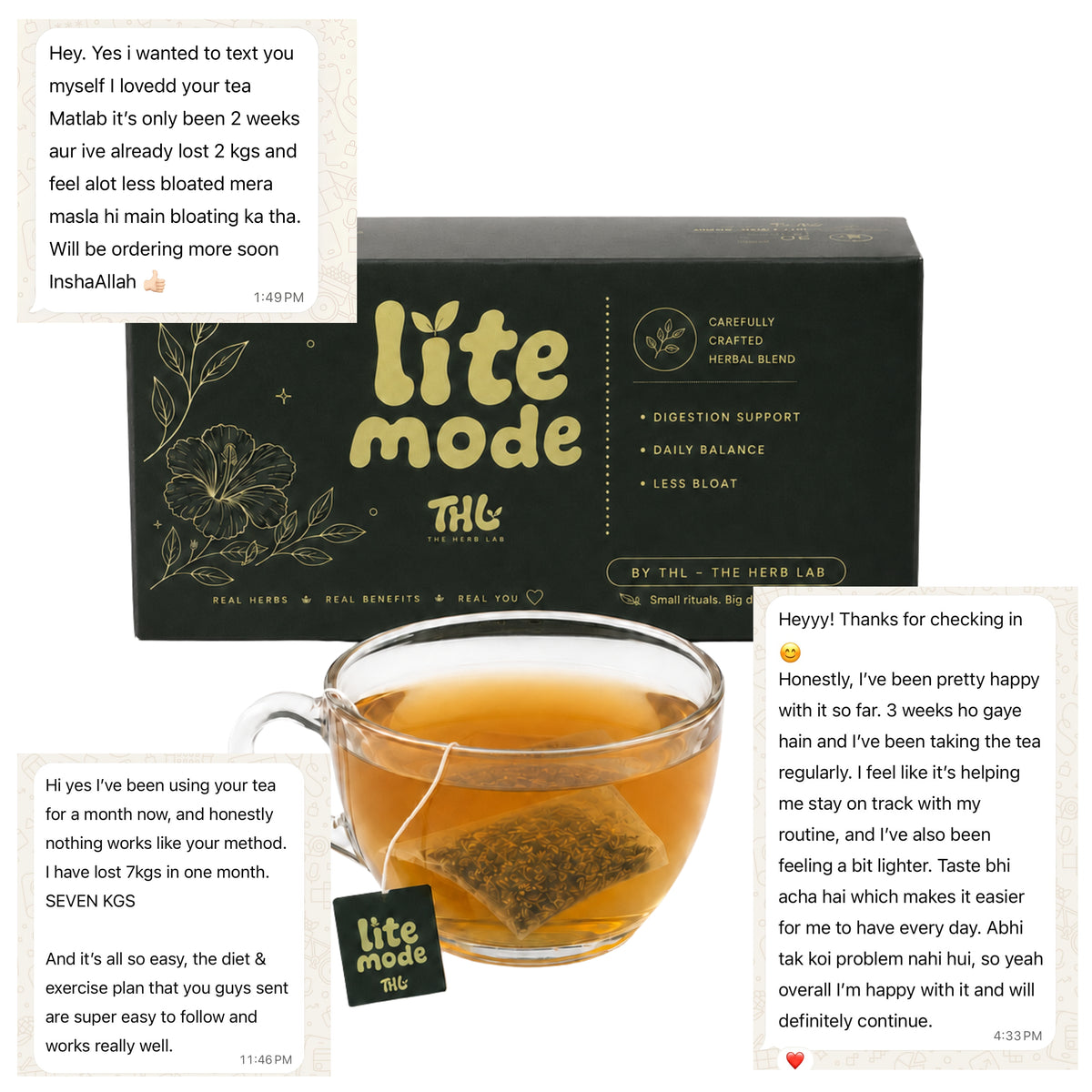 Lite Mode – Herbal Weight Loss Tea